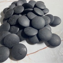 A353♻️囲碁 碁石 碁笥「那智黒 ハマグリ 蛤」の画像
