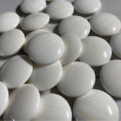 A353♻️囲碁 碁石 碁笥「那智黒 ハマグリ 蛤」の画像