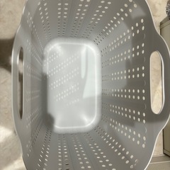 洗濯カゴ　ニトリの画像