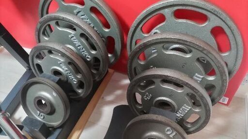 IVANKO製オリンピックバー用（50mm）プレート（ウエイト）