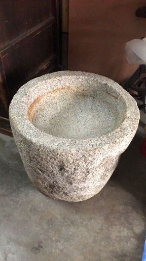 【1回使用】餅つき　石臼 もちつき石臼木台付きセット | 9.家庭用調理イベント用品,餅つき