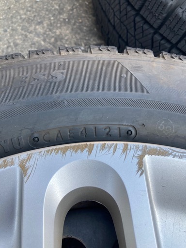 175/65R15 スタッドレスタイヤ　ブリヂストン　ブリザック VRX2 バリ山 引き取り限定　21年41週製造