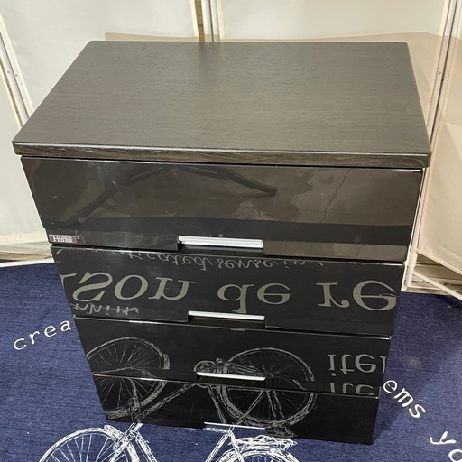 ◆ Fits プラスチック製4段チェスト ◆ たんす 衣類 収納