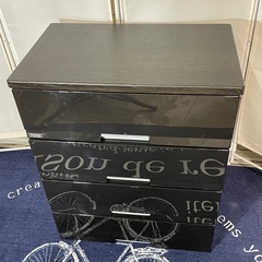 ◆ Fits プラスチック製4段チェスト ◆ たんす 衣類 収納　 