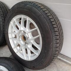 175/70R14　アルミ　タイヤ4本セット　No.136の画像