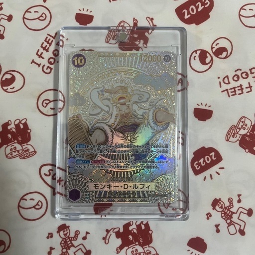 ワンピースカード　神速の拳　ルフィ　SP 金箔　