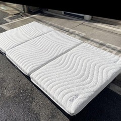 A359✨未使用✨コアラフトン🉐OASIS 三つ折りシングルサイズ マットレス 低反発 の画像