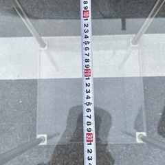 商談決定品。 アクリル製のコレクション台2段 (フィギュアなど飾るコレクション台などとして活躍しておりました )の画像