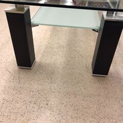 【A530】ガラステーブル 幅120cm×奥行60cm×高さ40cm の画像