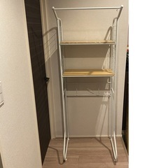 棚付きランドリーラック