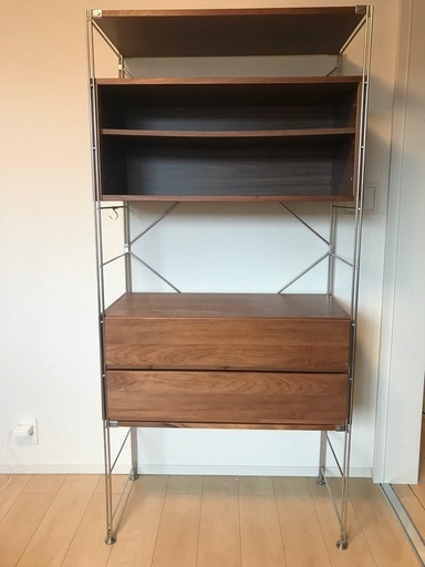 無印良品　ユニットシェルフ　キッチン棚