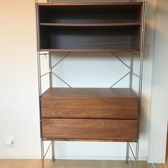 無印良品　ユニットシェルフ　キッチン棚