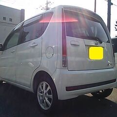 ☆車検２年付☆H20 ムーブカスタム　111300キロ　スマートキー　HDDナビ　DVD 　電動格納ウィンカーミラー　１４インチアルミの画像