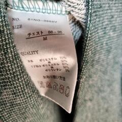 メンズ　グリーンのパーカーМサイズの画像