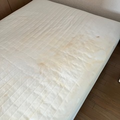 無印ポケットコイルセミダブル脚付きマットレスの画像