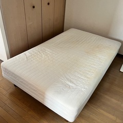 無印ポケットコイルセミダブル脚付きマットレス