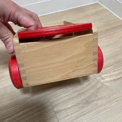 車付きポストボックス・赤 nic おもちゃ　の画像