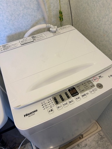 25日まで1人暮らしサイズ 洗濯機5.5kg