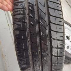 日産デイズ 純正ホイール 165/55R14 白塗装の画像