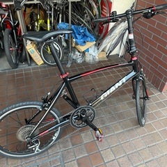 ★稀少品★20インチ　GIANT　IDIOM　軽量アルミフレーム　8speed　ブラックの画像