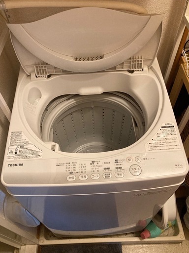 洗濯機　東芝　4.2kg