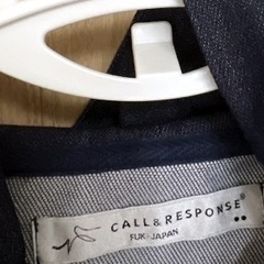 【3/16 18:00締切】中古 コールアンドレスポンス ソフトデニム/プルパーカー 3/16まで掲載 の画像