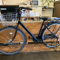 【ブリヂストン後輪チューブ新品！】 LEDオートライト　内装3段　28インチ自転車　マットブラック ブリヂストン後輪チューブ新品！】 LEDオートライト 内装3段 28インチ