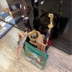 値下げしました　こどもの日 秀月 五月人形 弓飾り　セットの画像