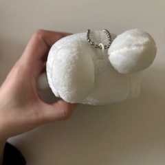 ミッフィー💚ぬいぐるみキーホルダーの画像