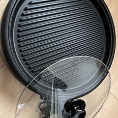 ホットプレート　鉄板2種類付きの画像