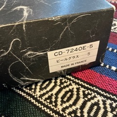 クリスタル　ビールグラス　5個の画像