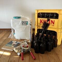 【値下げ】手作りビールキット（22リットル用）空瓶78本+ケース...