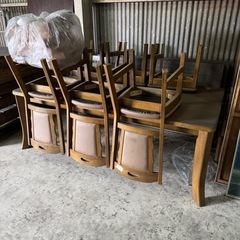 ダイニングテーブル、チェア　中古品