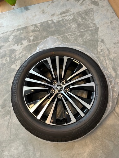 新車外し　80 ハリアー　PHEV 純正ホイールタイヤ　4本セット