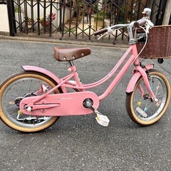 あさひ［asahi ］　自転車　16インチ　補助輪付き　子供用　リトルフェリークの画像