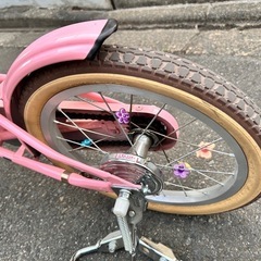 あさひ［asahi ］　自転車　16インチ　補助輪付き　子供用　リトルフェリークの画像