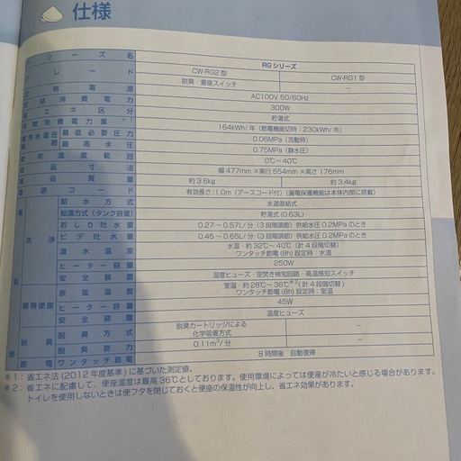 LIXIL 
INAX イナックス 温水洗浄便座 シャワートイレ RGシリーズ 貯湯式　脱臭なし オフホワイト CW-RG1/BN8