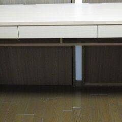 ニッセン スリムパソコンデスク 150×45×75cm 引き出し付きの画像