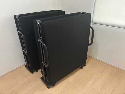 【ほぼ未使用】高反発折り畳みベット(リクライニング)