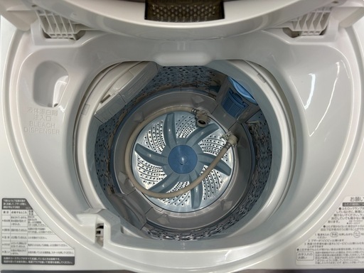 NO.2230【2021年製】TOSHIBA 東芝 全自動電気洗濯機 AW-5G9(W) 5kg 家電 中古