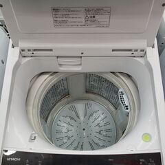 HITACHI 2020年製 7.0kg全自動洗濯機 BW-V70Eの画像