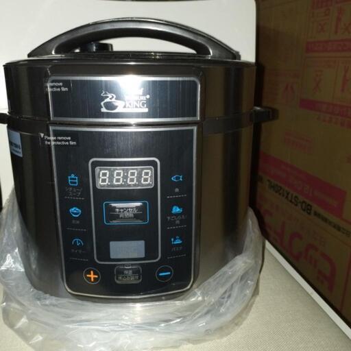 プレッシャーキングプロ　未使用品　電気圧力釜　圧力鍋