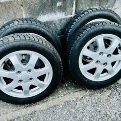 【取引中】 スタッドレスタイヤ　　ダイハツホイール付き　GOOD...