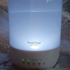 美品大容量10畳用超音波ヒーターハイブリッド加湿器LEDアロマ機...