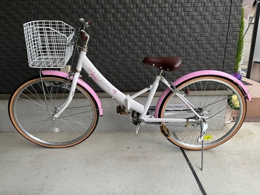 中古　子供用　自転車　24インチ　折りたたみ　女の子用