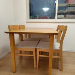 ダイニングテーブルセット5pの画像