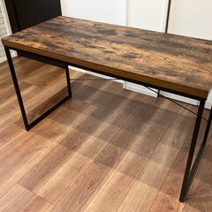 【取引終了】【ニトリ】デスク（N ステイン 120 BR）