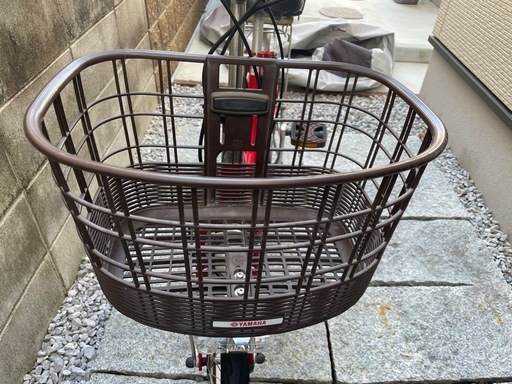 電動自転車　YAMAHA 赤　電動アシスト自転車