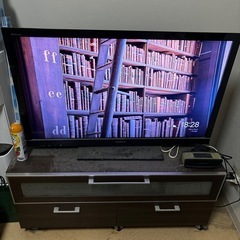 テレビカウンター カウンターのみ　収納多め 木製 キャスター付き