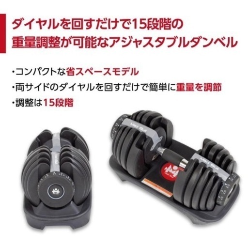 Mad Bull（マッドブル） 可変式ダンベル 24kg×2個セット 人気 美品